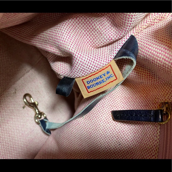 Vintage Y2K Dooney & Bourke Croc Embossed Leather Hobo Bag - Picture 14 of 15